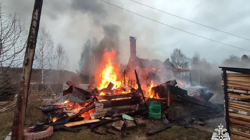 Главная картинка новости: Ожоги первой и второй степени: при пожаре в Островском районе пострадала 70-летняя пенсионерка