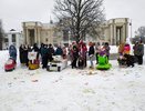 В Костроме впервые прошёл фестиваль наряженных санок