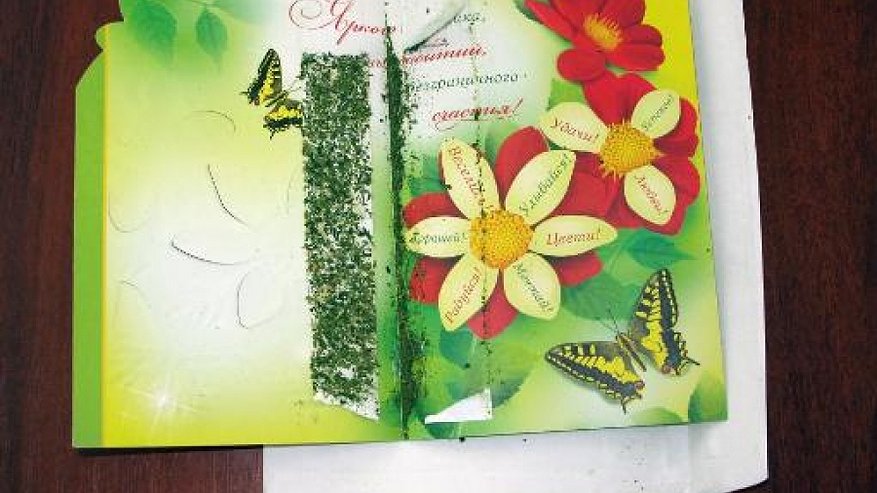 В колонию в Бычихе пришла поздравительная открытка с наркотиком