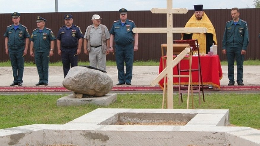 В Заволжье освятили будущую часовню  в честь иконы «Неопалимая купина»