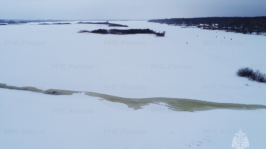 Костромское море становится опасным для рыбаков