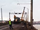 В Костроме активно продолжается ремонт моста через Волгу