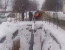 На Московской меняют водопровод перед грядущим асфальтированием дороги