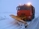 На дороги области первый раз в этом сезоне вышла снегоуборочная техника