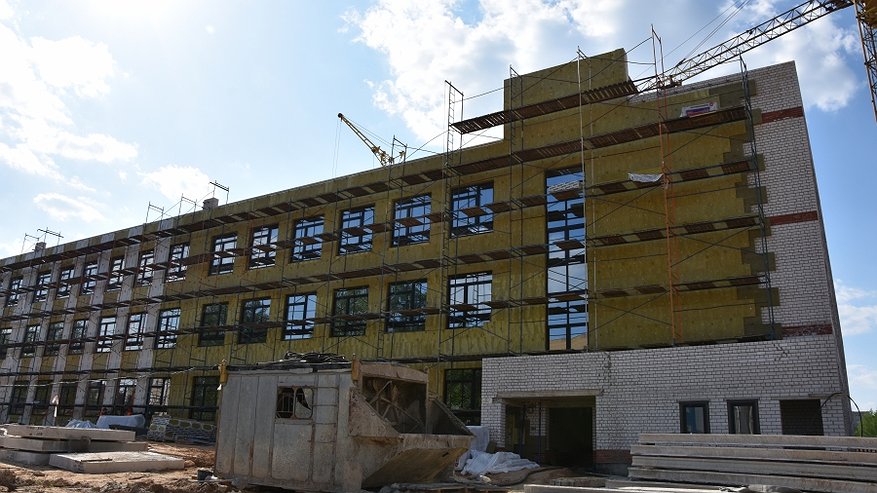 Строительство школы в микрорайоне Новый город вышло на новый этап