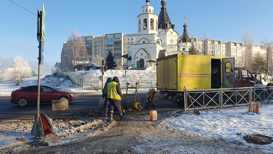 На помощь костромским тепловикам идут бригады из Ярославля