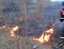 В Костроме пожарные трижды выезжали тушить возгорания сухой травы