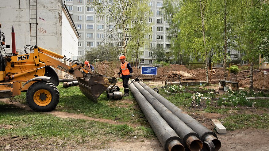 Главная картинка новости: В Костроме восстанавливают горячее водоснабжение на теплосетях