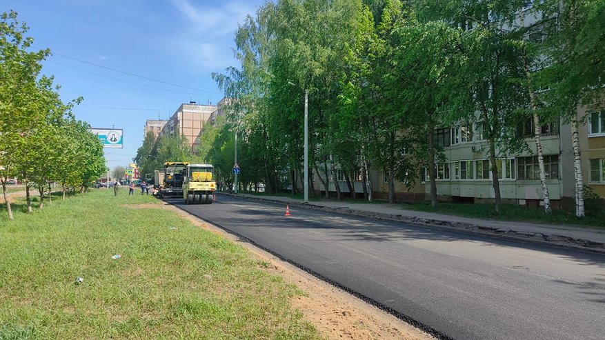 Асфальт, укладываемый в Костроме, прошел проверку качества