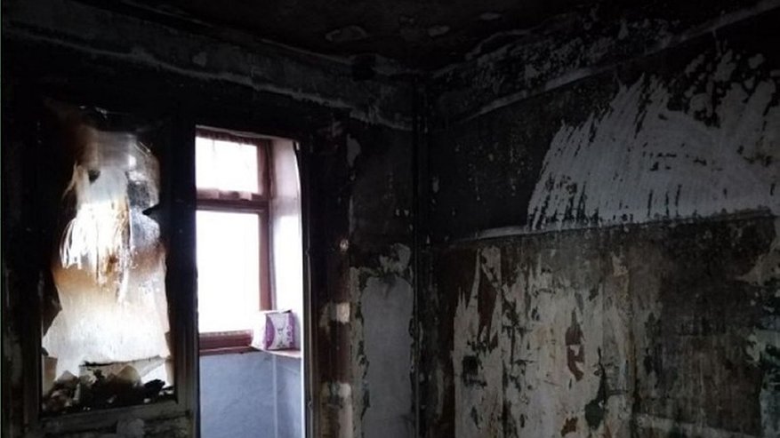Главная картинка новости: В пригороде Костромы произошел пожар в многоквартирном доме