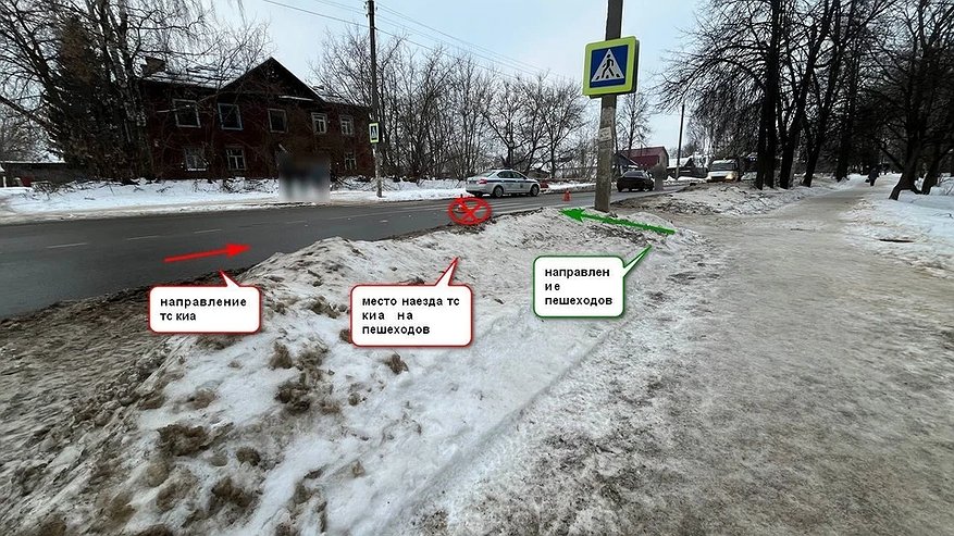 Главная картинка новости: В Костроме отпустили из больницы попавшую под колеса женщину и ее детей