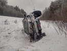 В Костромской области 28-летняя автоледи на иномарке вылетела в кювет