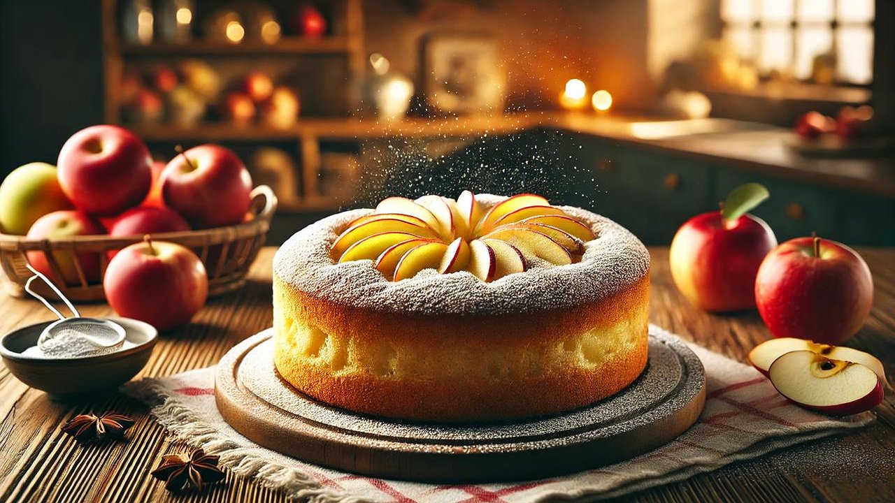 Главная картинка новости: Замешиваем всего за 5 минут и подаем ароматный яблочный пирог: съедается до того, как успеет остыть — прекраснее шарлотки