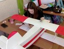 В Костромской области школьница сконструировала биплан