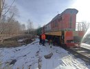 В Костромской области сошел с рельсов маневровый тепловоз