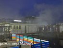 В Костроме за сутки сгорели аптека и плавучий дом