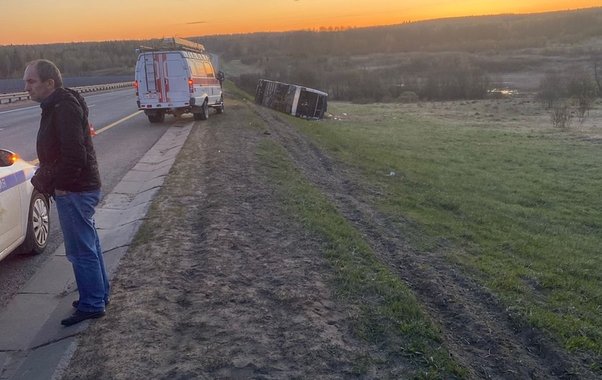 Водитель автобуса с костромскими туристами умер от инфаркта