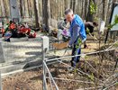 В Костромской области волонтеры и школьники благоустраивают могилы ветеранов