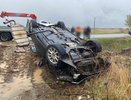 На трассе в Костромской области перевернулась Mazda: есть пострадавшие