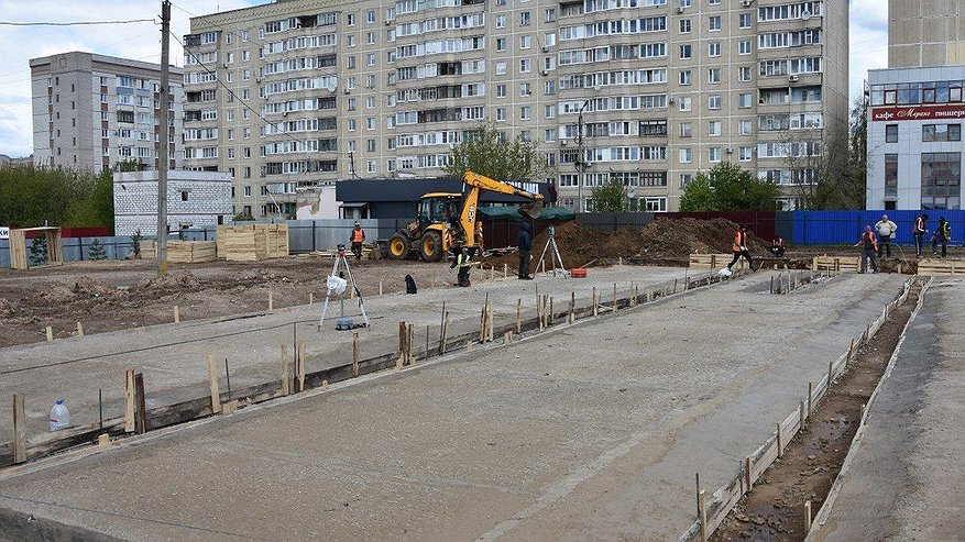 Главная картинка новости: В Костроме начали строить новый 25-метровый бассейн за 300 млн рублей