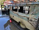 В Костроме во время движения вспыхнула "буханка" с прицепом