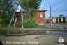 Миниатюра новости: Ночной пожар в доме на Ленина: сгорели два этажа дома