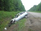 В Костромской области пьяный водитель на легковушке вылетел в кювет