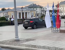 В Костроме водитель Ford оштрафован за выезд на тротуар на "сковороде"