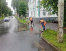 В Костроме коммунальщики устраняют последствия непогоды
