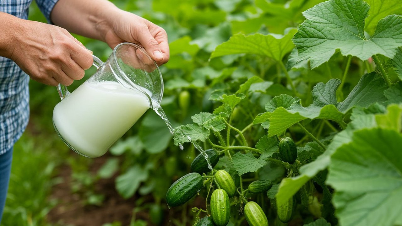 Главная картинка новости: Армянская бабушка научила поливать огурцы кефиром: теперь собираю шикарный урожай до ноября