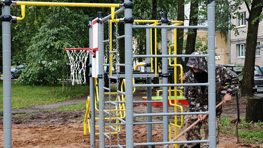 Главная картинка новости: В Костроме завершается благоустройство дворовых территорий