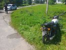 В Костромской области 15-летние девушки на мопеде попали в ДТП, пытаясь скрыться от сотрудников полиции
