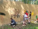 Африканская сказка для Цезаря: костромские художники расписали вольер льва