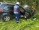 Под Костромой иномарка съехала в кювет: есть пострадавшие