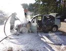 В Костромской области загорелись две иномарки