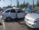 Водитель "Лады Приоры" не пропустил иномарку на перекрестке в Костроме