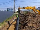 В костромском поселке Первый прокладывают горячее водоснабжение