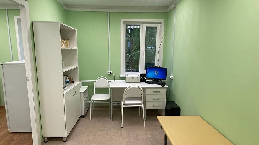 Главная картинка новости: В Костромской области капитально отремонтировали ФАП в Клетино