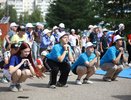 "Зарядка со стражем порядка" собрала в Парке Победы в Костроме более сотни детей