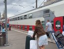 С вам поедет попутчица. Тут все купе свободное: наглая проводница посадила пассажиров в полностью выкупленное мной купе