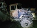 В Костромской области на территории лесничества загорелся грузовик