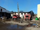 В Костромской области ночью загорелось бесхозное строение