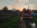 В Костромской области огнеборцы два часа тушили пожар в частном доме