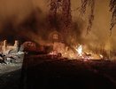 В Костромской области загорелся двухквартирный дом