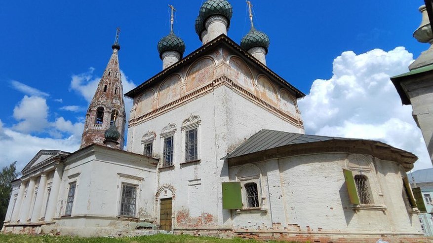 Главная картинка новости: В Нерехте Костромской области отреставрируют старинную церковь