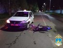 В Волгореченске 16-летний питбайкер врезался в такси