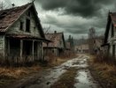 Зашел в дом в заброшенной деревне - на меня смотрело жуткое нечто: тут же в страхе сбежал наутек
