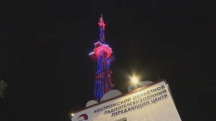 Главная картинка новости: На костромской телебашне появятся изображения сыра и коровы