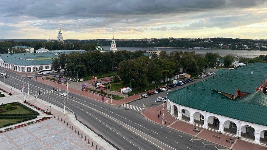 Главная картинка новости: В Костроме на перекрестке улиц Галичской и Зеленой меняется схема движения