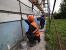 В Костроме по предписанию жилищной инспекции отремонтировали фасад дома на улице Профсоюзной